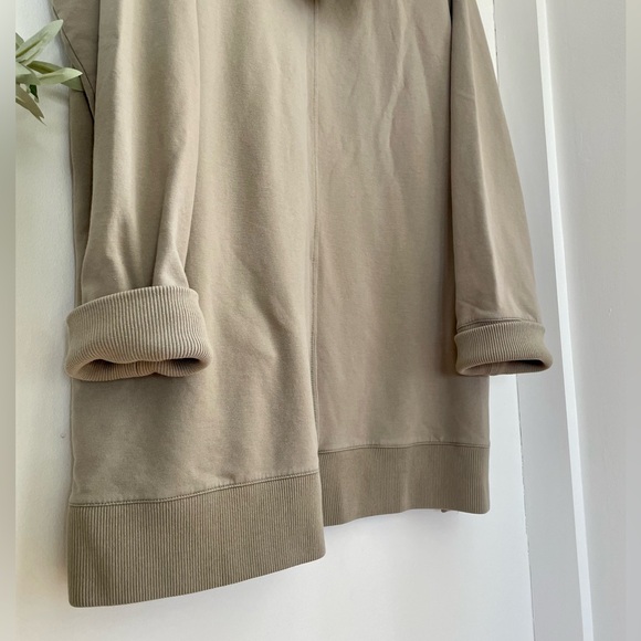 Garnet Hill Snap Side Hooded Tunic Sand Wash - Picture 2 of 7